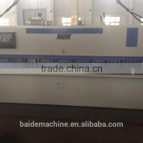 QC12K-10*2500 Swing Beam Hydraulic Shearing MachineCNC Hydraulic Shearing Machine for Sale With a Good Quality photo-4