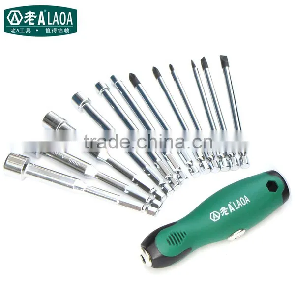 12 IN 1 Screwdriver and Socket Bit Kit Screwdriver Bit Set photo-2
