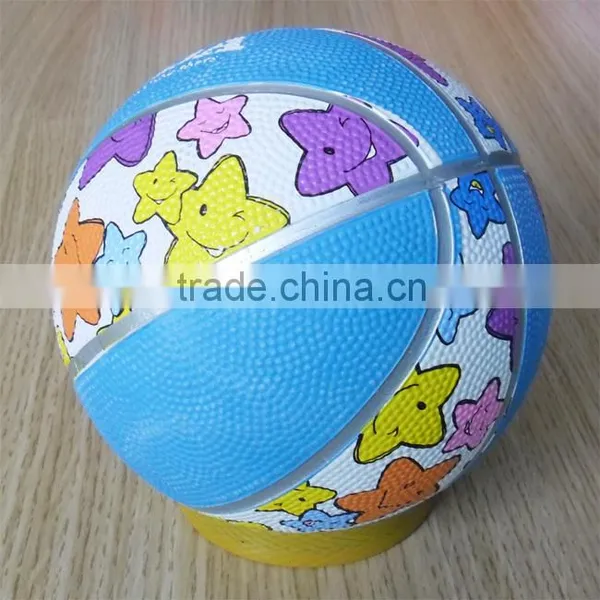 Size 2 Custom Logo Printed Mini Basketball for Kids,6 Inch Promotional Mini Basketball photo-4