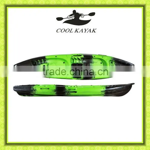 2 Person no Inflatable Plastic Fishing Kayak Sit on Top Rowing Boat Quality Choice photo-6