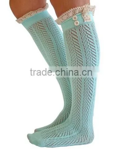 Black Friday Color Button Down Leg Warmers Lace Boot Cuff Socks Legwarmers Womens Knit Leggings at Stock photo-4