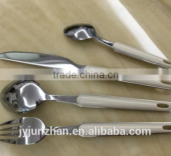 Junzhan Factory Directly Sell Plastic Handle Cutlery Sets High Quality photo-2