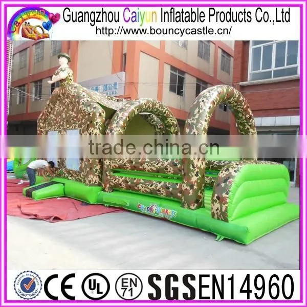 Hot Sale Camouflage Inflatable Rat Race Obstacle Course photo-2