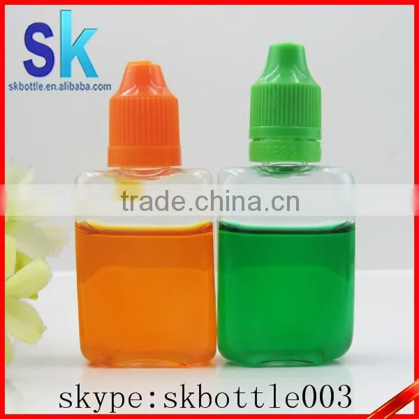 30ml PET Rectangle Plastic e Liquid Bottle With Child Resistant Cap and Tip From e Liquid Bottle Manufacturer photo-4