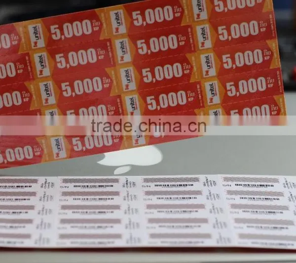Telecom Use Paper Scratch Card Manufacturer photo-2