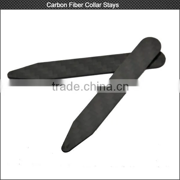 High Quality Dress Shirt Stay Stiffener Carbon Fiber Metal Collar Stays or Elegent Garment Accessory Collar Bone