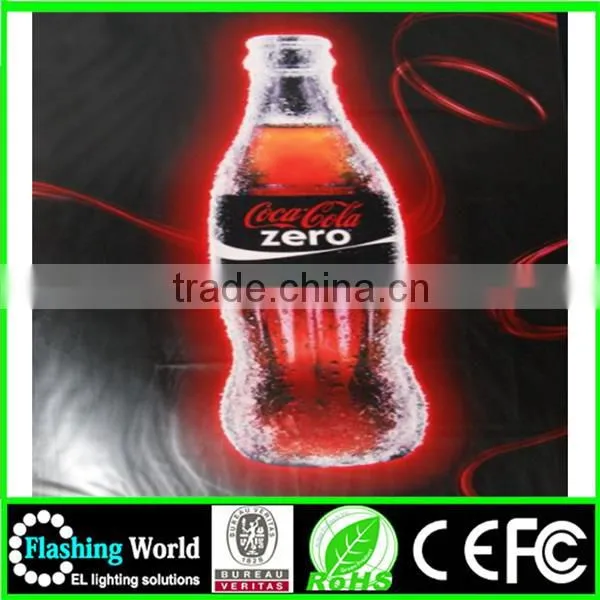 High Quality Selling Well All Over the World el Flashing Advertisement photo-4