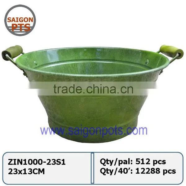 Galvanized Planters
