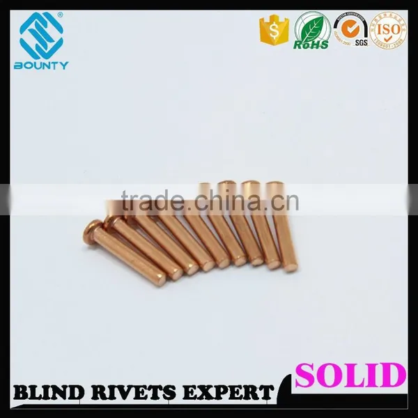 DOME HEAD COPPER SOLID RIVETS photo-6