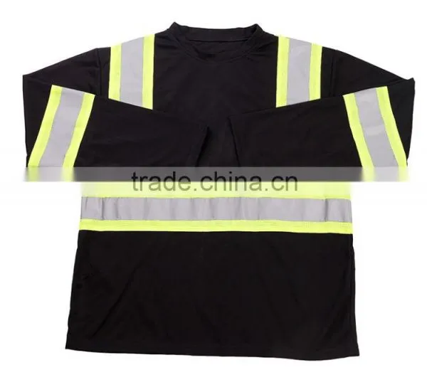 Fluorescent Polo Shirt Reflective hi Vis Shirt Dry Fit Safety Shirt High Visibility Reflective Tapes Mens Polo Shirt photo-2