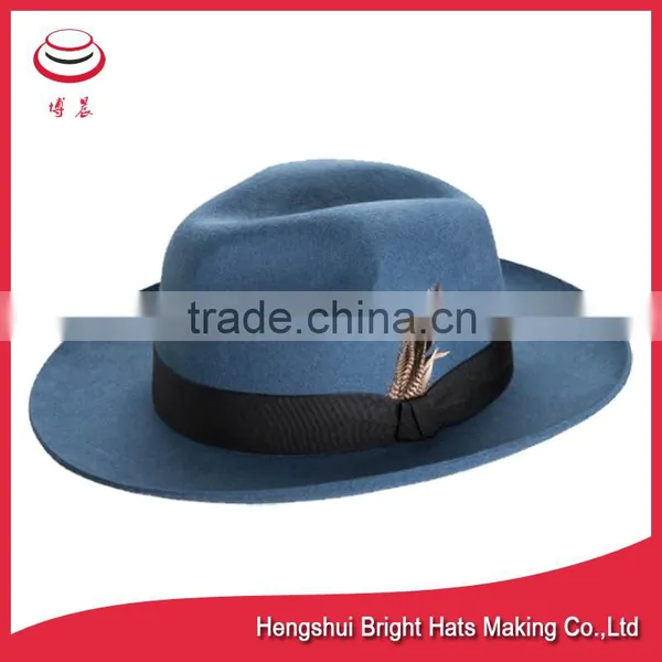 100% Wool Felt Hat Grosvenor Fedora Hat photo-2