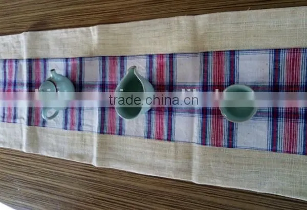 100*30cm Grass Cloth Eco-friendly Table Flag photo-2