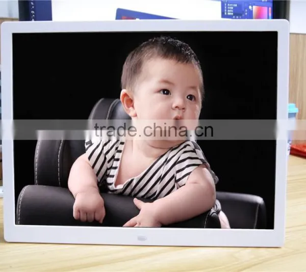 2016 New Design Photo Frame 15inch LCD Support Video / Music / Picture / Clock photo-3