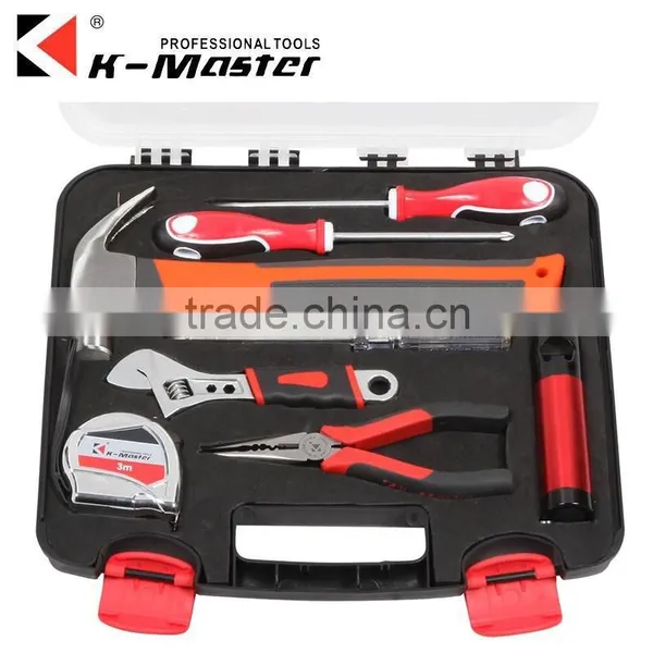 K-Mastet 8 Pcs Diy High Quality Household Tools Blow Case With Transparent Cover Hardware Kit photo-5