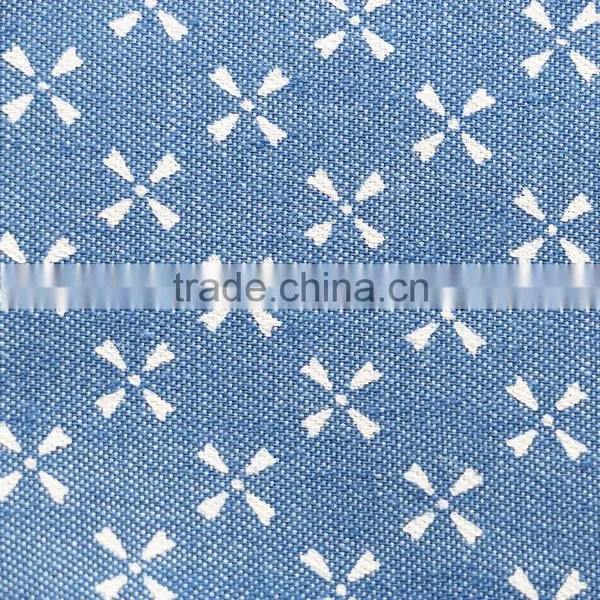 Polyester Cotton Woven 3d Printed Denim Jeans Fabric Stretch Durable Denim Jeans Fabric Denim Jeans Fabric