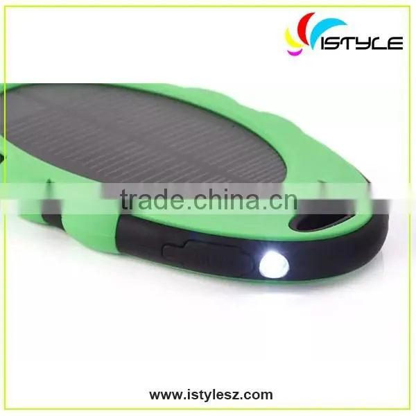 Waterproof Solar Power Bank for Mobile Phone and Tablet PC
