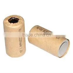 Free Samples ni cd sc 1200mah Rechargeable Battery 1.2v for LED or Meters
