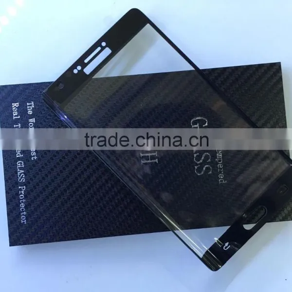 Wholesale Cheap 9H Armored Toughened Membrane 3D Curved Full Cover Tempered Glass Screen Protector for Samsung Galaxy Note Edge photo-5