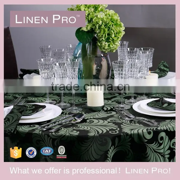 LinenPro New Design 100% Polyester Restaurant Linen Modern Table Cloth