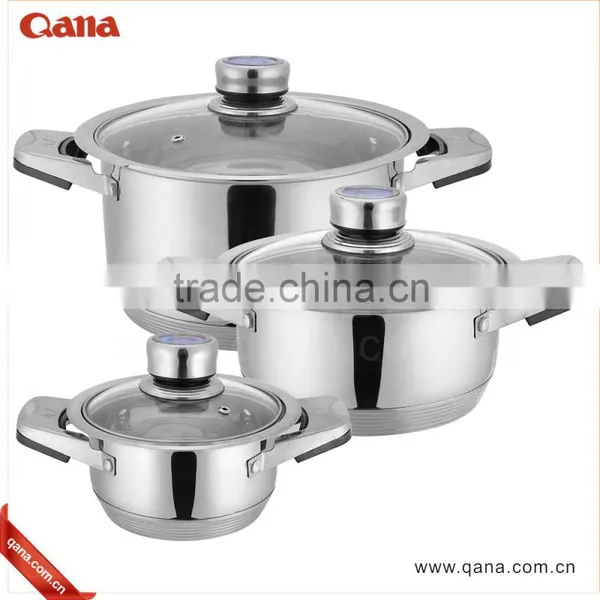 Germany Style 19pcs Kitchen Tools Stainless Steel Cookware Set With Suction Knob photo-2