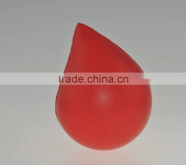 PU Foam Red Water Drop Stress Ball photo-2