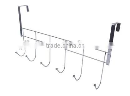 Latest Chrome Plated Metal Hooks Over the Door Hanger Wall Hook Coat /hat/towel Hanger