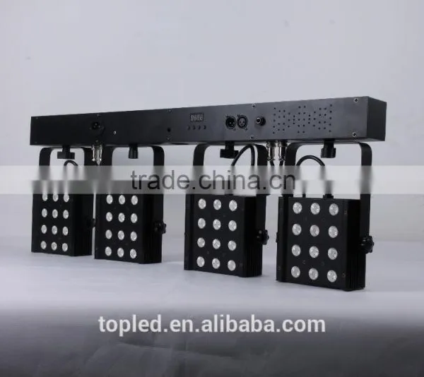48pcs Tri-in-1 3W RGB Led 4par DMX Pedal Bar High Power Led Par Bar photo-2