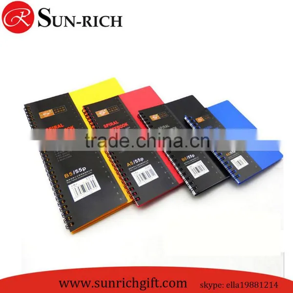 2015 Color Plastic PP Spiral Bound Journal Notebook Diary With Measurement photo-2