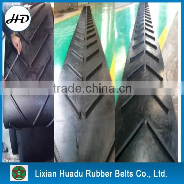 China Supplier EP100 3plies Pattern Chevron Conveyor Belt photo-2