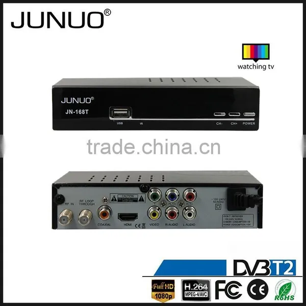 JUNUO OEM Good Audio Video Decoder H.264 MPEG4 HD Mstar 7t01 Digital Set Top Box Receiver for Digital tv Sweden photo-2