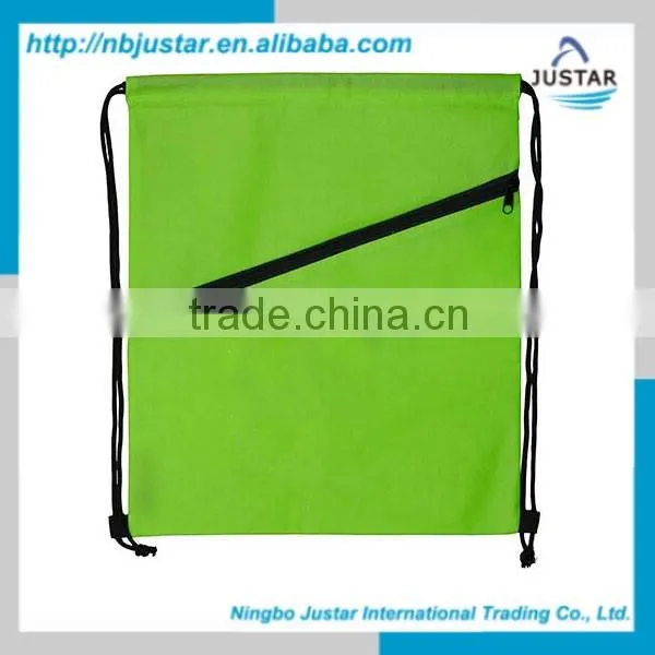 Big Promotional Polyester Fabric Economically Priced Custom Logo Printed Cheap Backpack Bag Drawstring photo-2