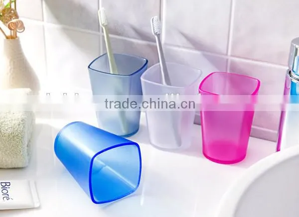 Creative Fashion Extra Thick Square Dull Polish Plastic Tooth Mug photo-6