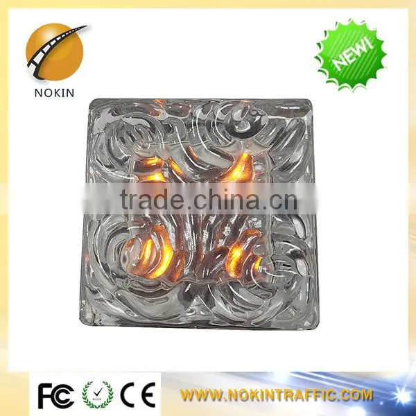 Colorful Crystal Glass Underground Light Solar Brick Light photo-4