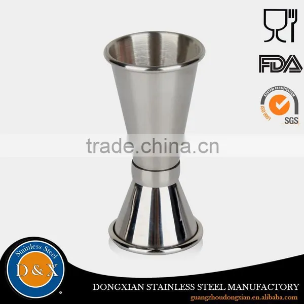 Stainless steel double sides measuring jiggers