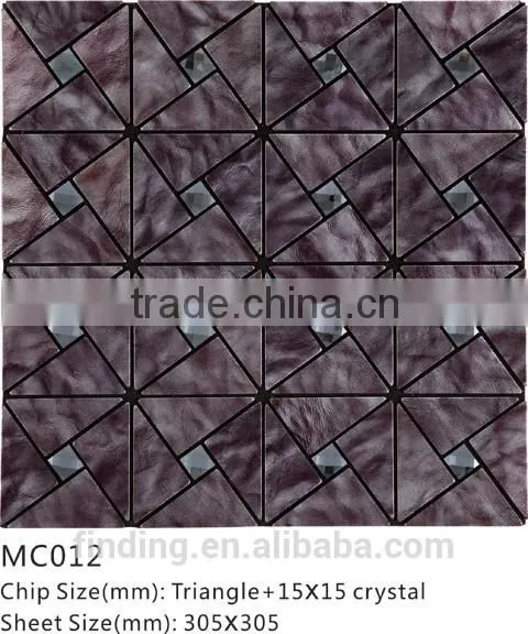 Best Quality Decoration Panel Aluminium Mosaic Tile MC005 photo-4