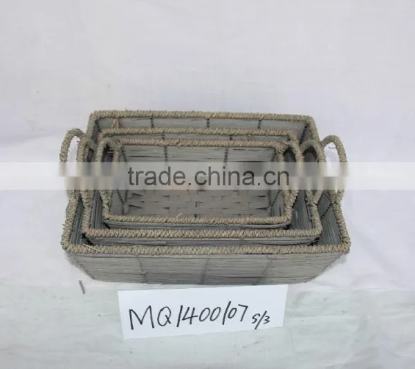 Wicker Baskets Wholesale Straw Basket photo-3
