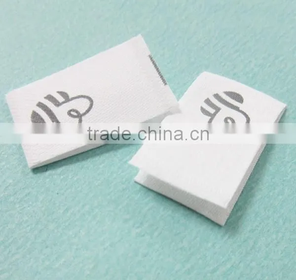 High Quality Soft Feeling Dull Satin Printed Baby Garment Main Label photo-3