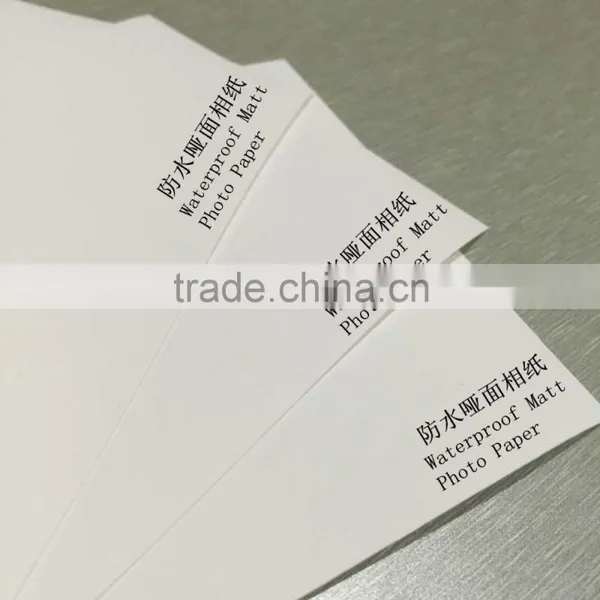 Wholesale 260g RC Waterproof Matt Photo Paper Roll for Inkjet Printing photo-3