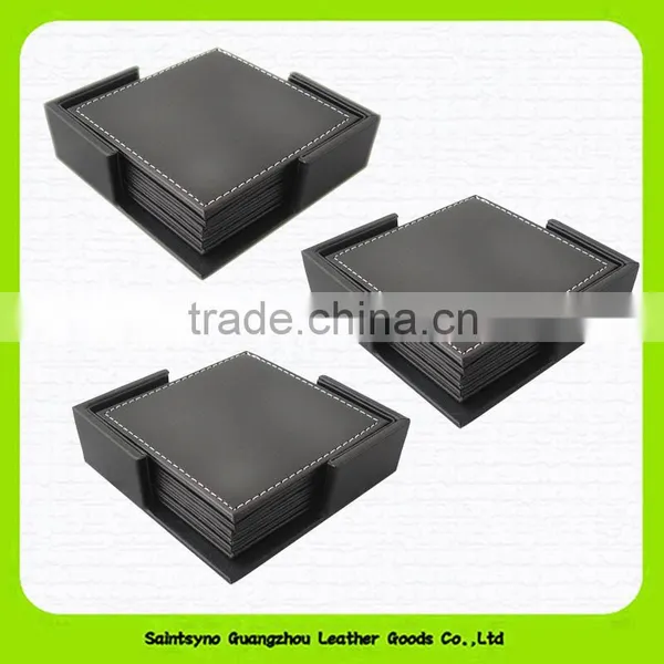 15010 Implicative and Elegant Leather Cup Coaster photo-5