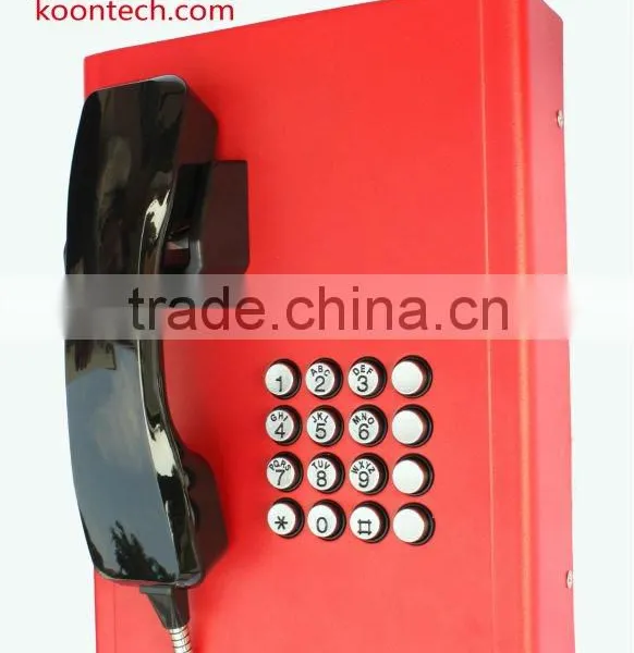 Fire Fighting Equipment KNZD-27 Analogue System Speed Dial Buttons Emergency Telephone Public Phone photo-2