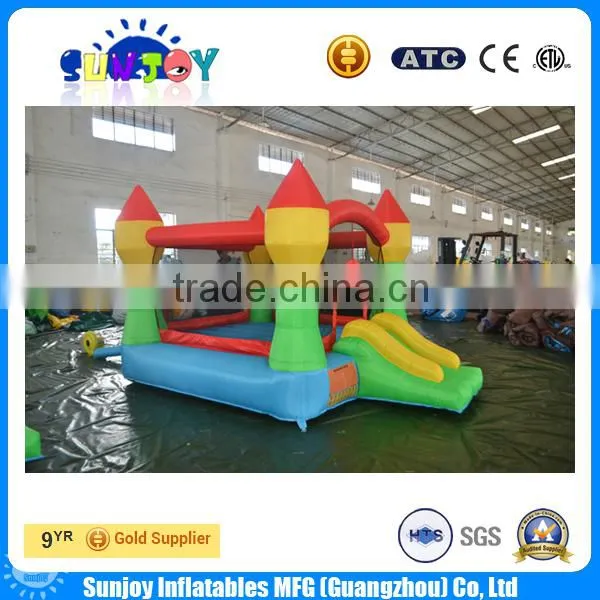 Mini Inflatable Nylon Oxford Jumping Bouncer In Stock photo-3