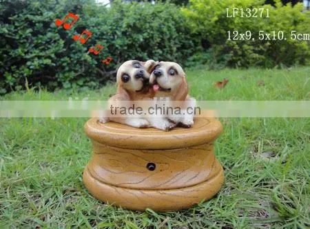 Resin Pug Dog Statue for Decor photo-3