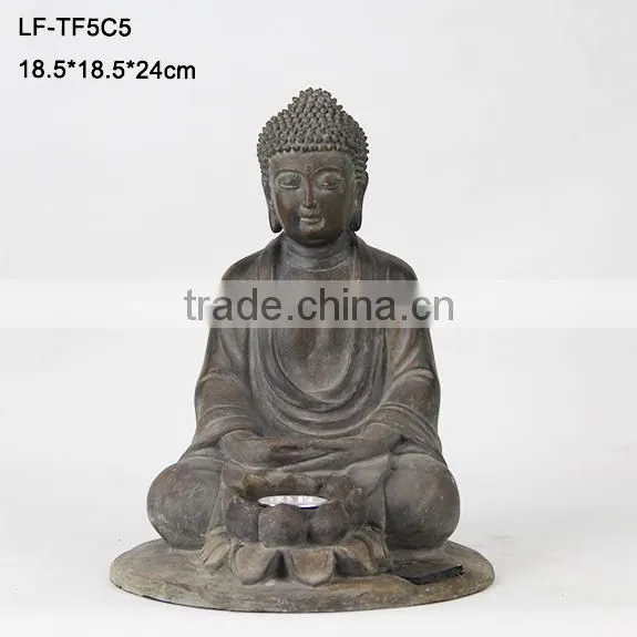 Gold Buddha Statue Solar Garden Lighting photo-4