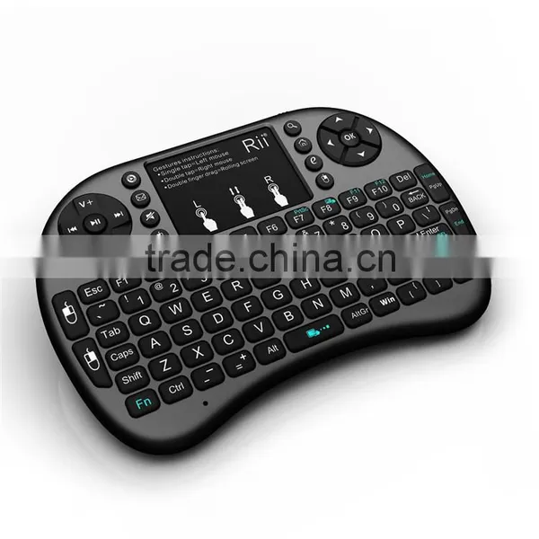 Best Price and Top Sell Rii Mini i8 Fly Mouse 2.4g Wireless Mini Keyboard 92 Keys Mini Bluetooth Keyboard I8 Air Mouse photo-5