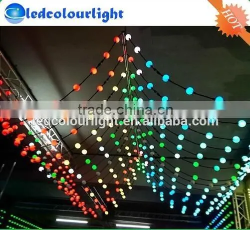 DC12V Dream Color Christmas String Lights Dmx 3d Led Pixel Ball for Decotation photo-6