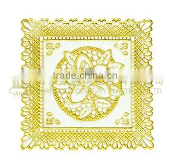PVC DOILY-LX-2312A Table Mat 12X12CM photo-3