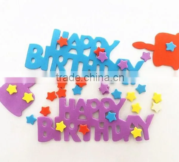Fashionable Self Adhesive Eva Sticker for Christmas Decorations