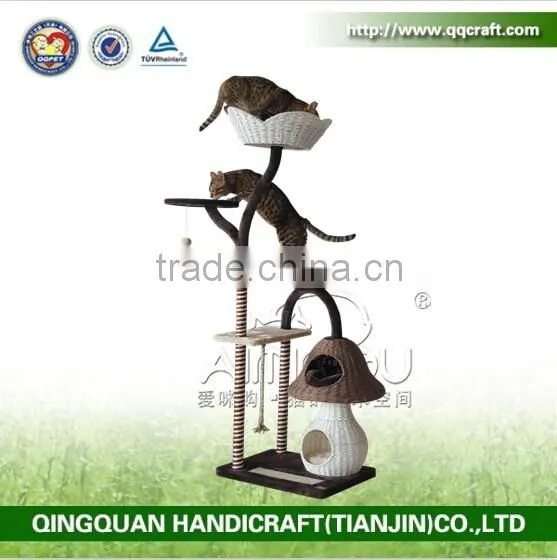 Nicely Cat Tower/cat Tree With Scratcher/cat Scratcher High Perch photo-2