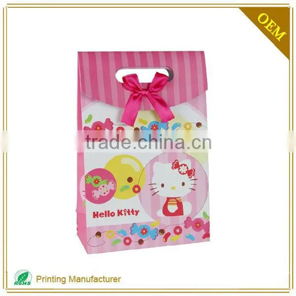 Wholesale Luxury Printed Custom Design Birthday Baby Gift Bags photo-3