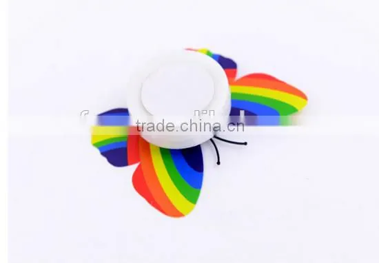 High Quality Room Party Wall Decor Colorful Changing Butterfly LED Night Light photo-5